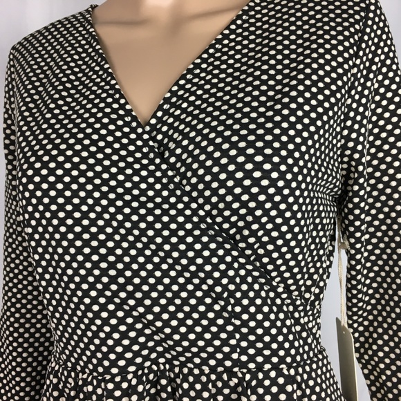 41 Hawthorn Black and White Polka Dot Dress - Picture 2 of 7
